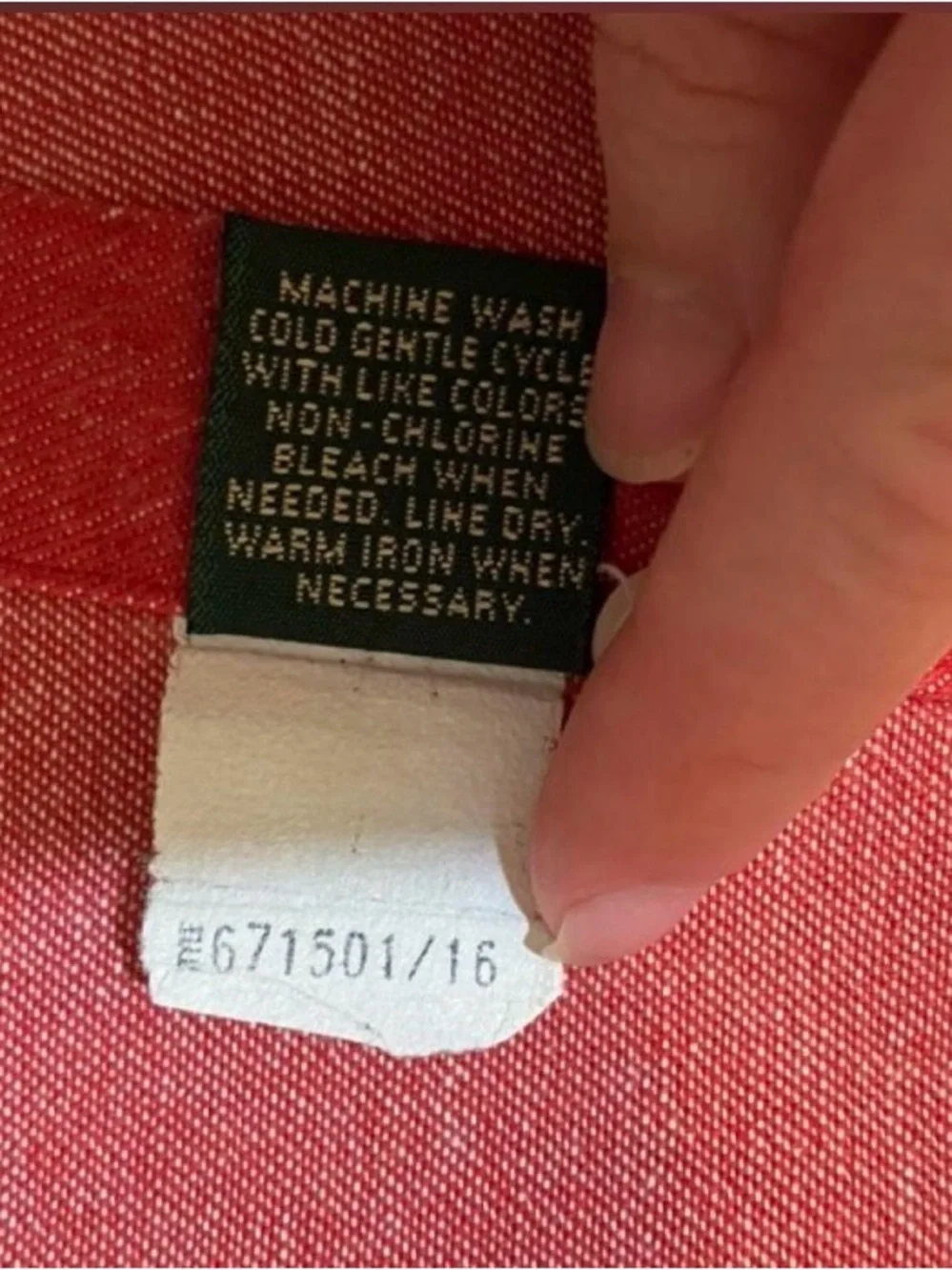 J. Crew Men's Button-Down Shirt in Red